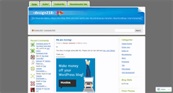 Desktop Screenshot of design218.wordpress.com