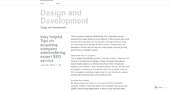 Desktop Screenshot of designanddevelopments.wordpress.com
