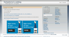 Desktop Screenshot of fantasticmx.wordpress.com