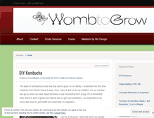 Tablet Screenshot of mywombtogrow.wordpress.com