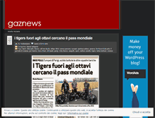 Tablet Screenshot of gaznews.wordpress.com