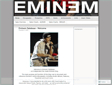Tablet Screenshot of eminemdatabase.wordpress.com