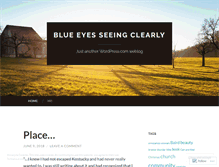 Tablet Screenshot of blueeyesseeingclearly.wordpress.com