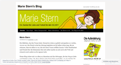 Desktop Screenshot of mariestern.wordpress.com