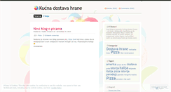 Desktop Screenshot of dostava.wordpress.com