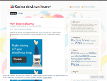 Tablet Screenshot of dostava.wordpress.com