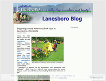 Tablet Screenshot of lanesboro.wordpress.com