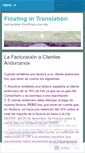 Mobile Screenshot of floatingintranslation.wordpress.com
