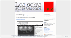 Desktop Screenshot of lessoirssurlagaronne.wordpress.com