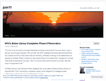 Tablet Screenshot of join11.wordpress.com
