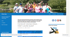 Desktop Screenshot of hikingyoga.wordpress.com