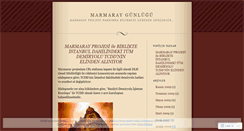 Desktop Screenshot of marmaraygunlugu.wordpress.com