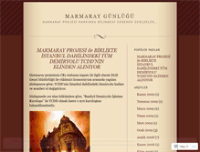 Tablet Screenshot of marmaraygunlugu.wordpress.com