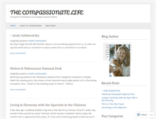 Tablet Screenshot of chandacompassionatelife.wordpress.com