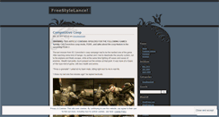 Desktop Screenshot of freestylelance.wordpress.com