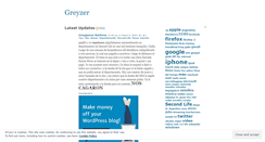 Desktop Screenshot of greyzer.wordpress.com