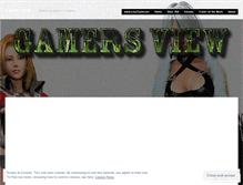 Tablet Screenshot of gamersv1ew.wordpress.com