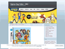 Tablet Screenshot of digimonrpgonlinebrasil.wordpress.com