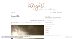 Desktop Screenshot of kaylabirch.wordpress.com
