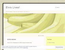 Tablet Screenshot of elvislives.wordpress.com