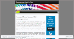 Desktop Screenshot of estudantesvirtuais.wordpress.com