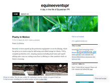 Tablet Screenshot of equineeventspr.wordpress.com