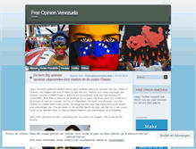 Tablet Screenshot of freeopinionvenezuela.wordpress.com