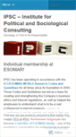Mobile Screenshot of ipsconsulting.wordpress.com