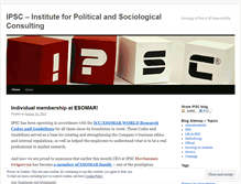 Tablet Screenshot of ipsconsulting.wordpress.com