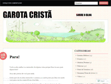 Tablet Screenshot of garotacrista.wordpress.com