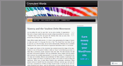 Desktop Screenshot of cromulentwords.wordpress.com
