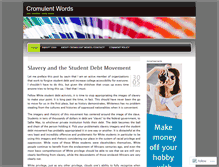 Tablet Screenshot of cromulentwords.wordpress.com