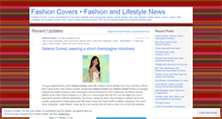 Desktop Screenshot of fashioncovers.wordpress.com