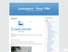 Tablet Screenshot of landcasters.wordpress.com