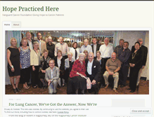 Tablet Screenshot of hopepracticedhere.wordpress.com