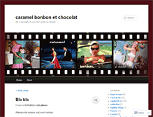 Tablet Screenshot of caramelbonbonetchocolat.wordpress.com