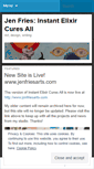 Mobile Screenshot of jenfries.wordpress.com