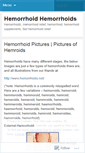 Mobile Screenshot of hemorrhoidhemorrhoids.wordpress.com
