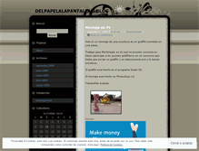 Tablet Screenshot of delpapelalapantalla.wordpress.com