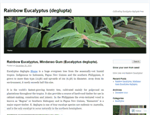 Tablet Screenshot of eucalyptusdeglupta.wordpress.com