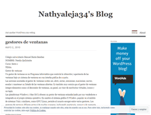 Tablet Screenshot of nathyaleja34.wordpress.com
