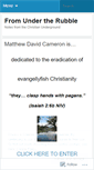 Mobile Screenshot of matthewdavidcameron.wordpress.com