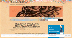 Desktop Screenshot of evermol.wordpress.com