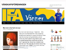 Tablet Screenshot of ifasweden.wordpress.com