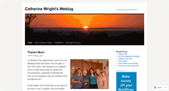 Desktop Screenshot of catherinewright.wordpress.com