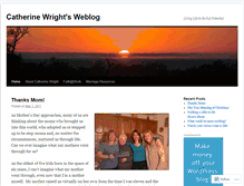 Tablet Screenshot of catherinewright.wordpress.com