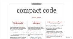 Desktop Screenshot of compacted.wordpress.com