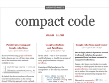 Tablet Screenshot of compacted.wordpress.com