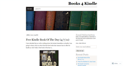 Desktop Screenshot of books4kindle.wordpress.com