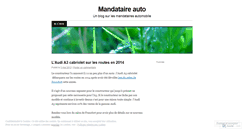 Desktop Screenshot of mandataireauto.wordpress.com